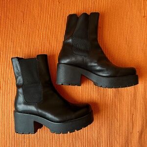Vagabond Dioon Leather Black Boots